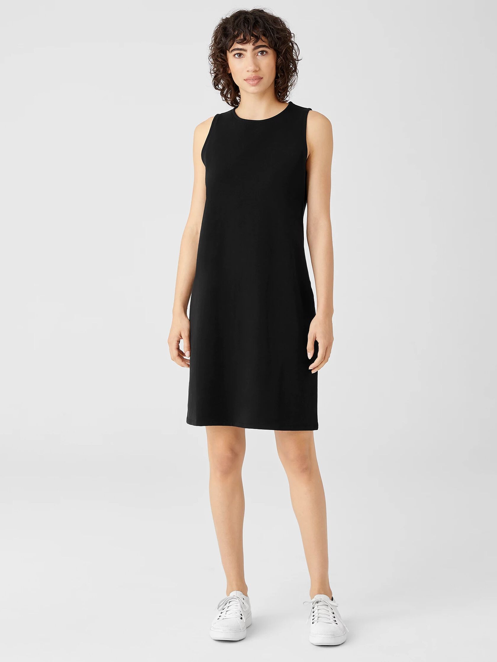 Organic Pima Cotton Stretch Jersey Tank Dress