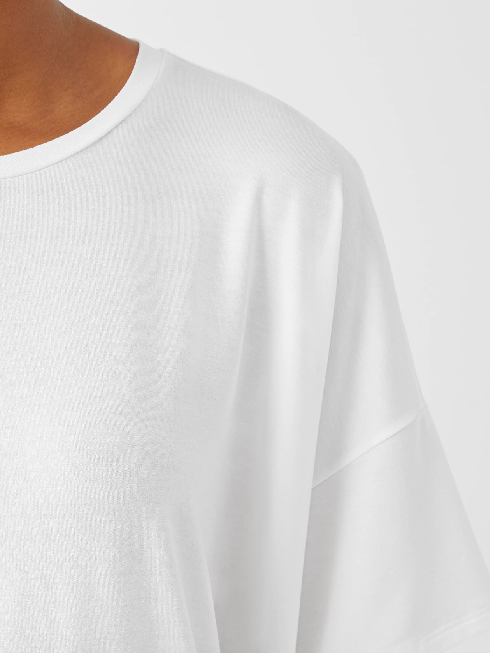 Fine Jersey Crew Neck Tee