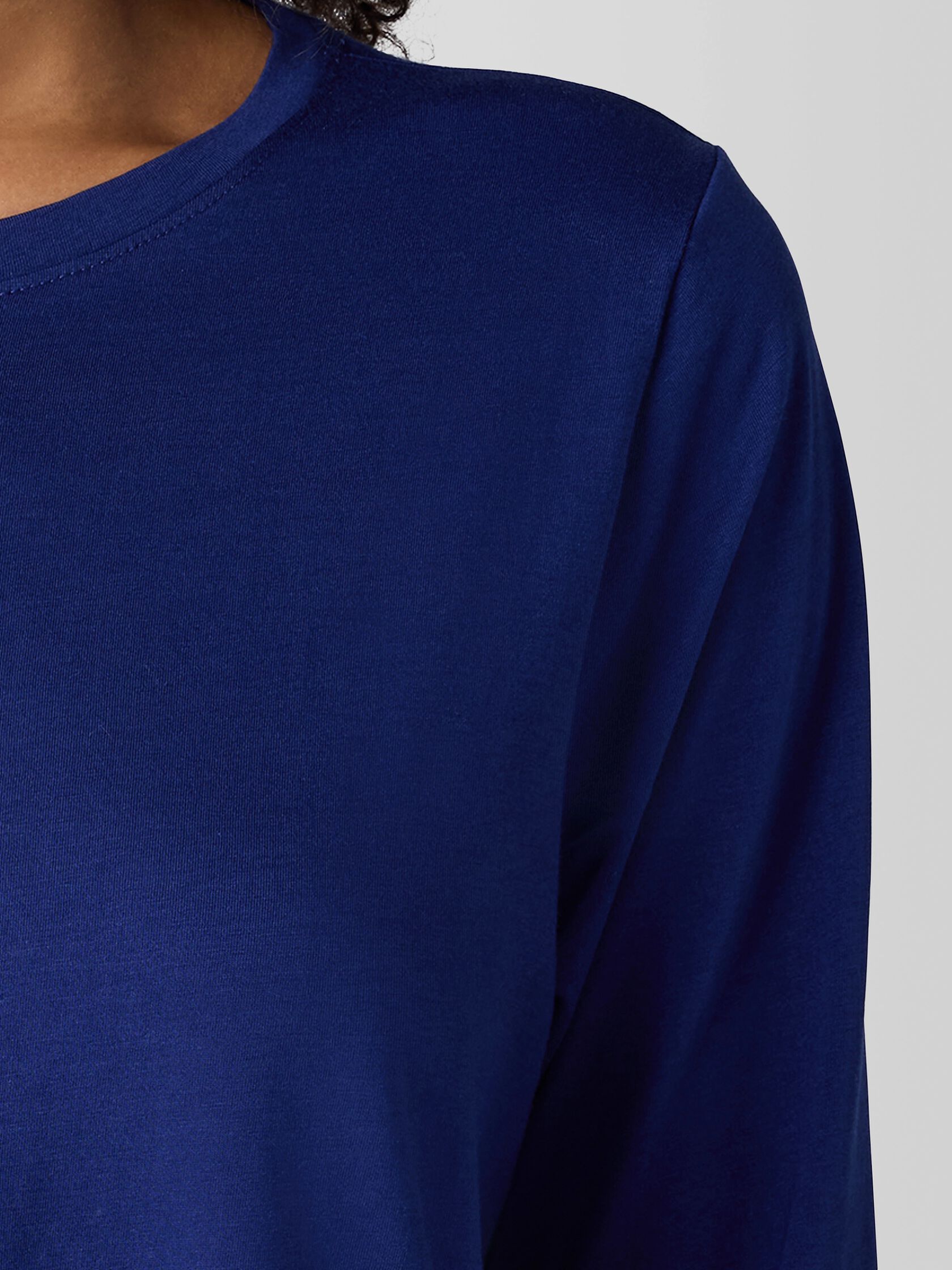 Organic Pima Cotton Jersey Long-Sleeve Tee