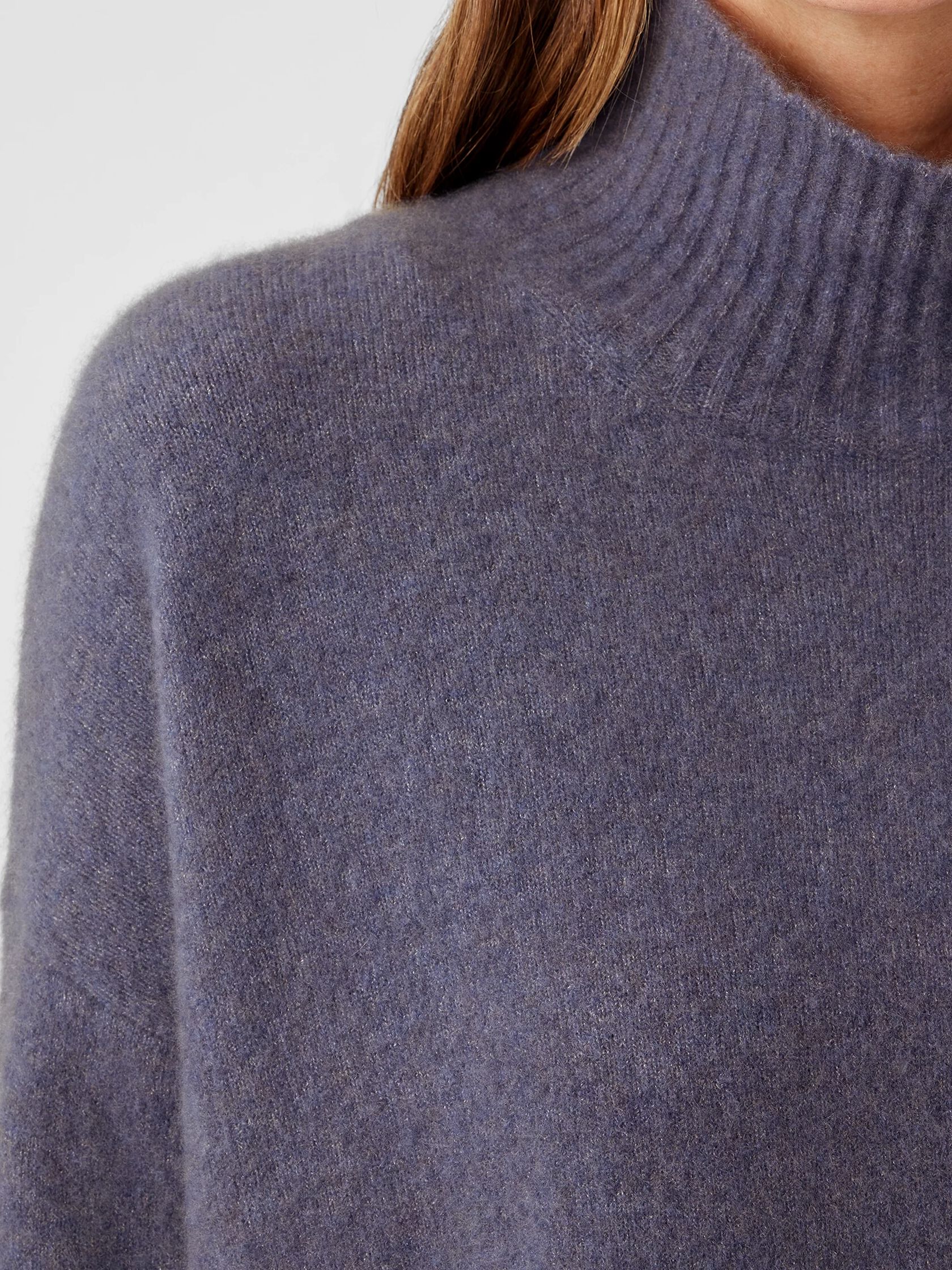 Cashmere Silk Bliss Turtleneck Box-Top