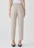 Washable Stretch Crepe Pant with Slits