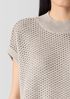 Merino Mock Neck Top in Regenerative Wool