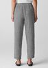 Puckered Organic Linen Tapered Pant