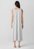Striped Organic Cotton Jersey Tank Sleep Dress