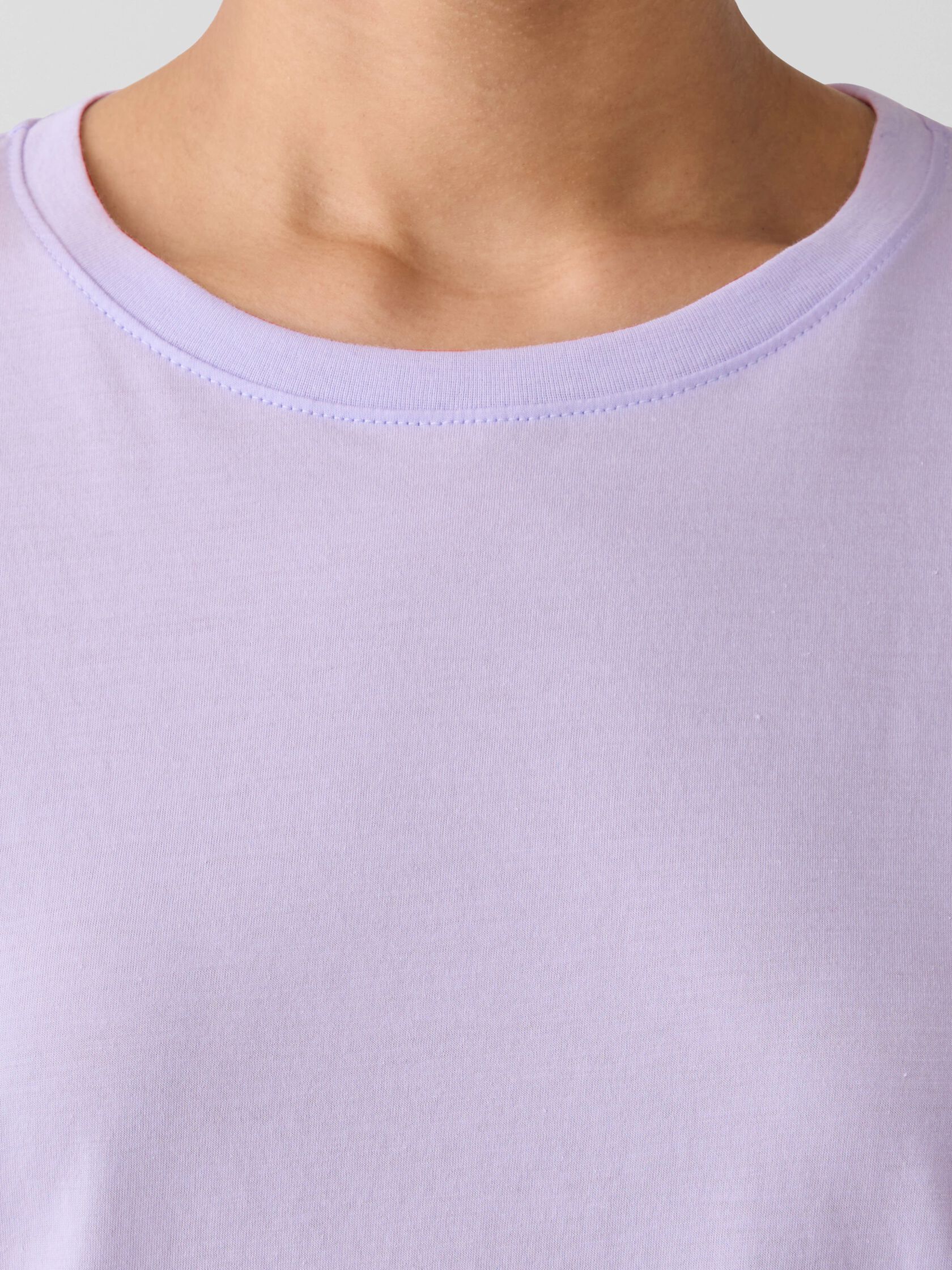 Organic Pima Cotton Jersey&nbsp;Round Neck Tee