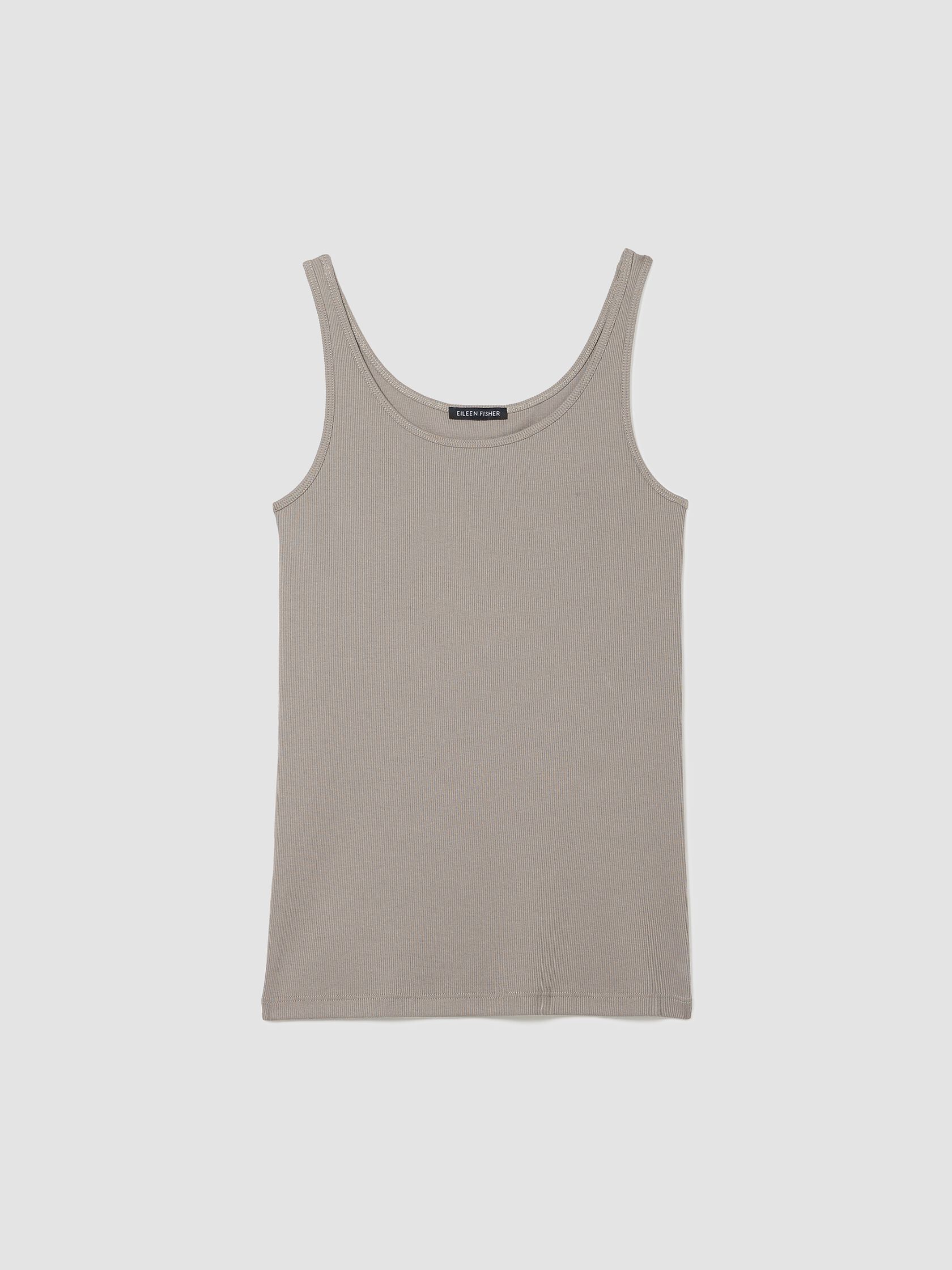 Organic Cotton Stretch Rib Tank