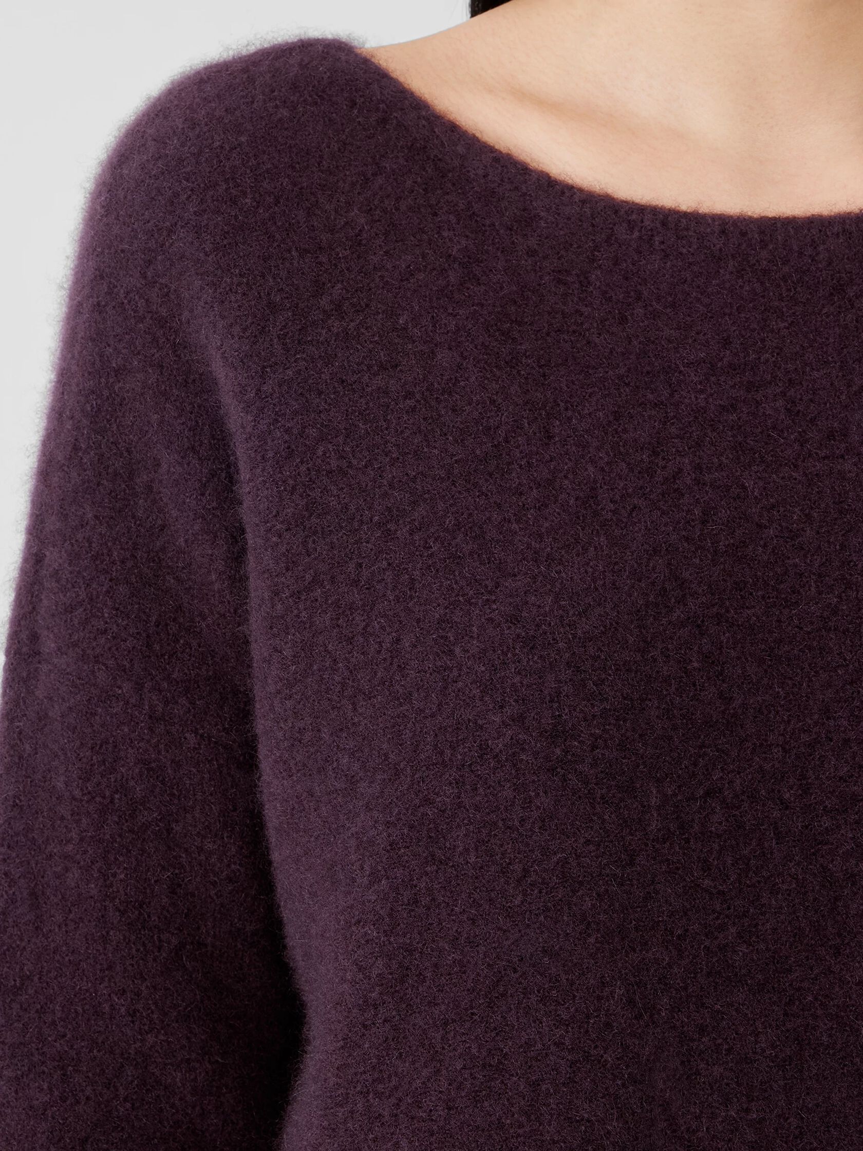 Cashmere Silk Bliss Boatneck Top