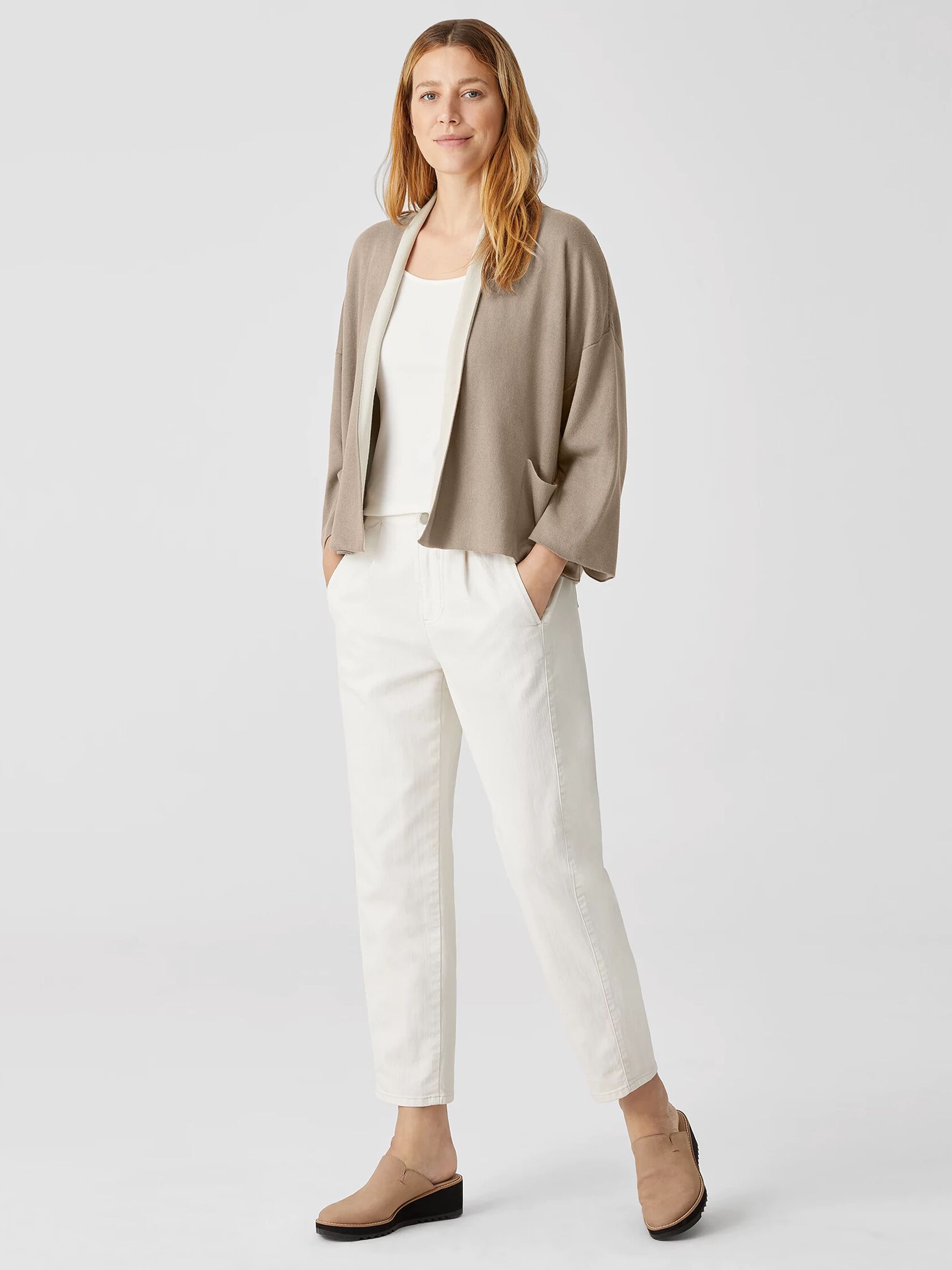 Peruvian Organic Cotton Blend Cardigan