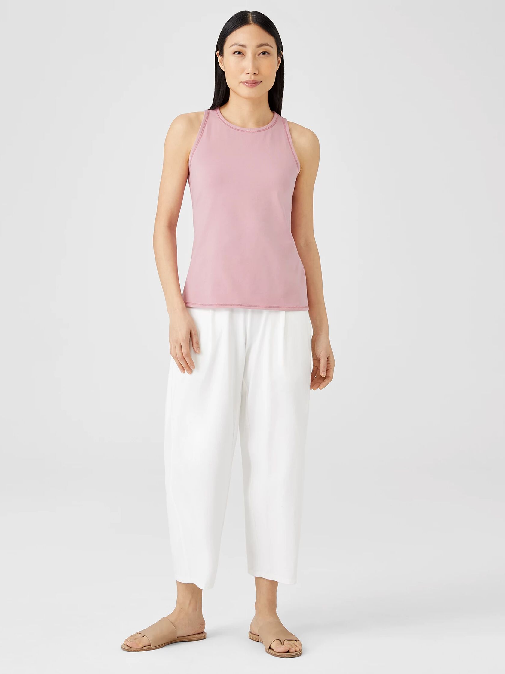 Traceable Organic Cotton Jersey Round Neck Tank