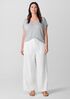 Organic Linen Wide-Leg Trouser Pant