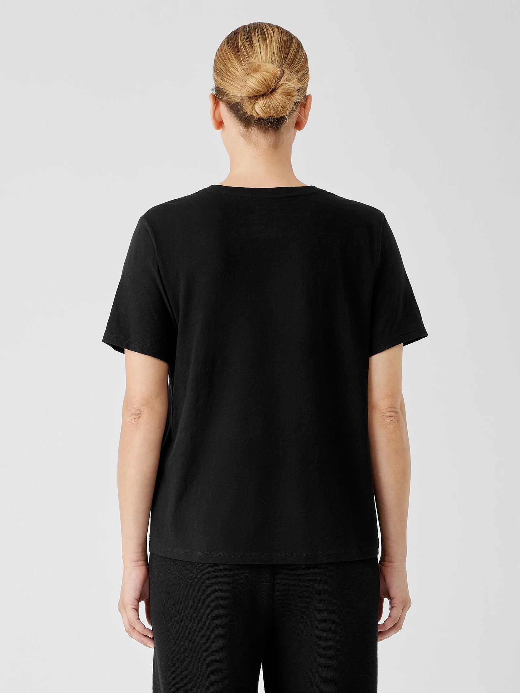 Organic Cotton Slub Crew Neck Tee