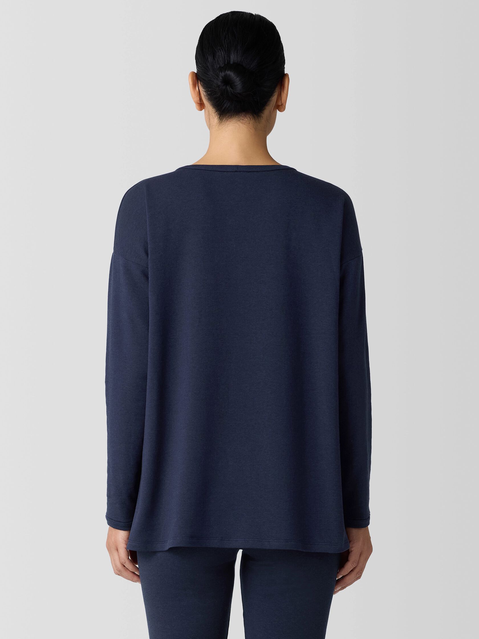 Cozy Brushed Terry Hug Long Box-Top