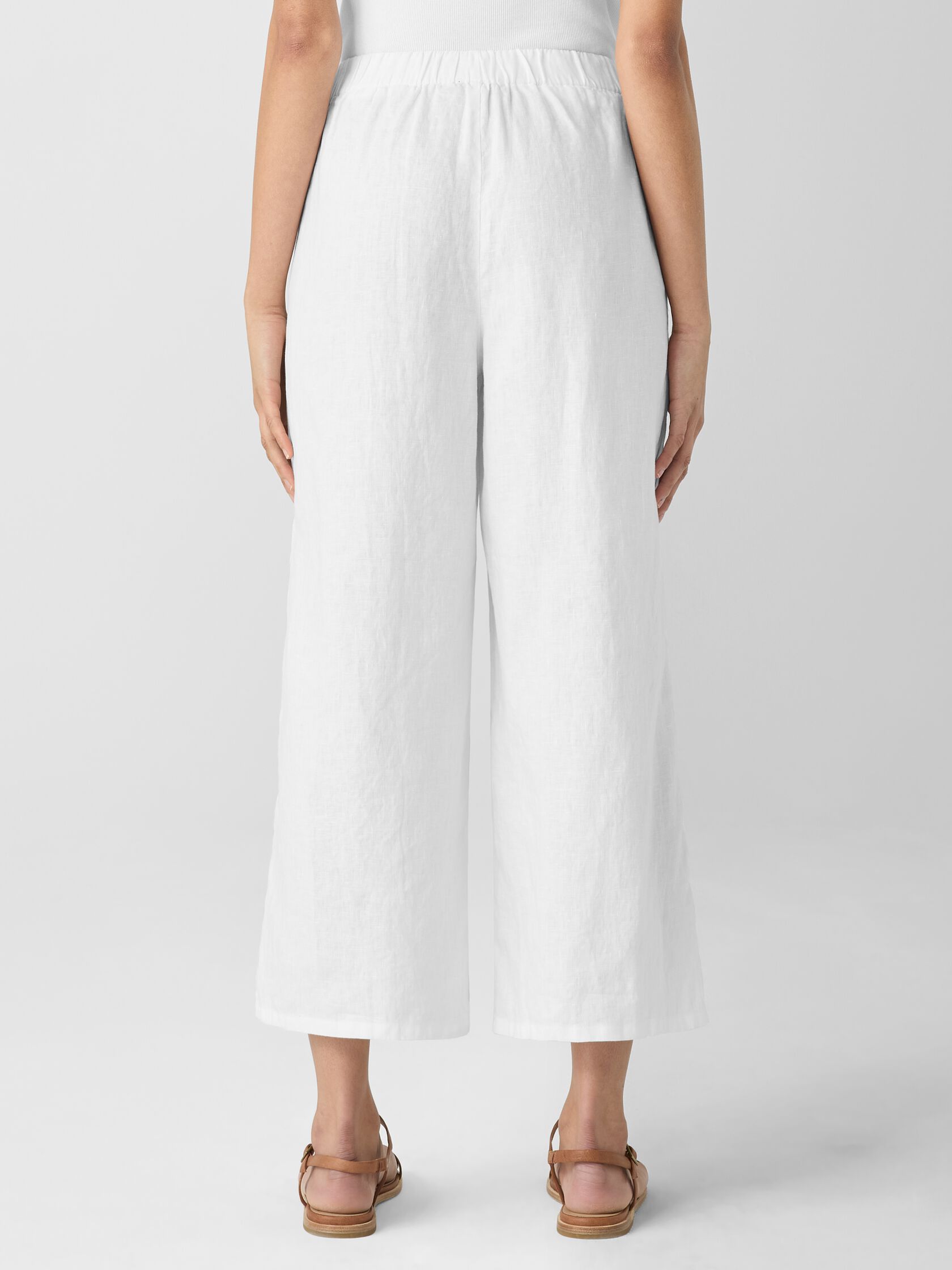 Organic Linen Wide-Leg Pant