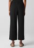 Crinkled Jersey Wide-Leg Pant