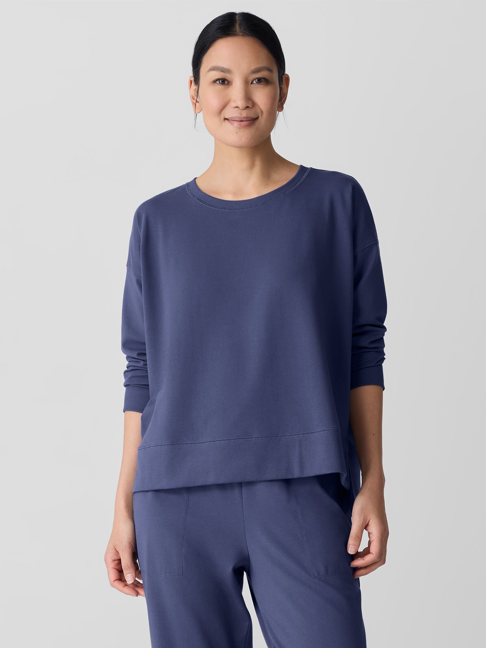 Pima Cotton Stretch Jersey Box-Top