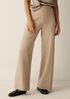 Felted Wool Jersey Wide-Leg Pant in Regenerative Wool