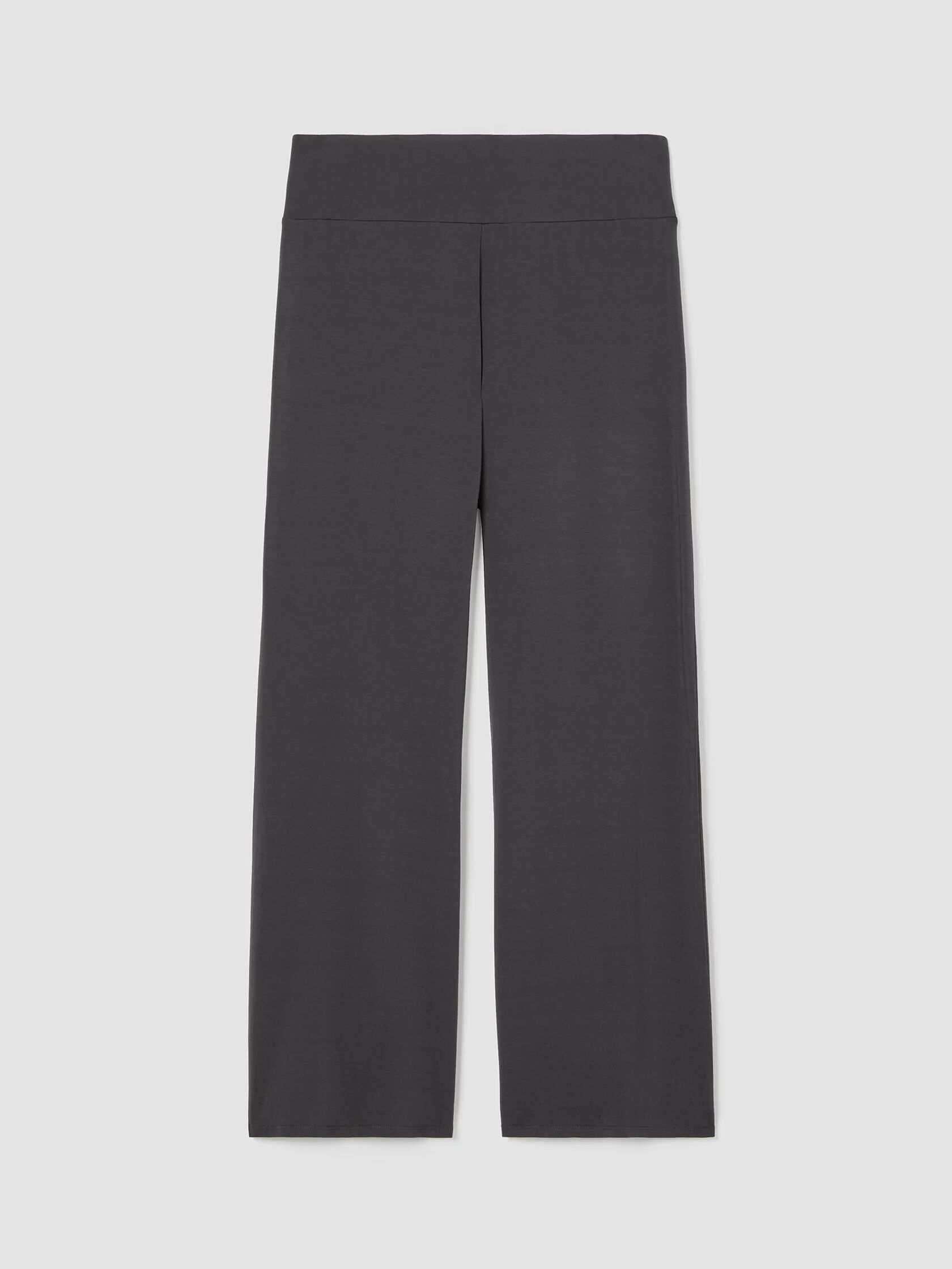 Stretch Jersey Knit Wide-Leg Pant