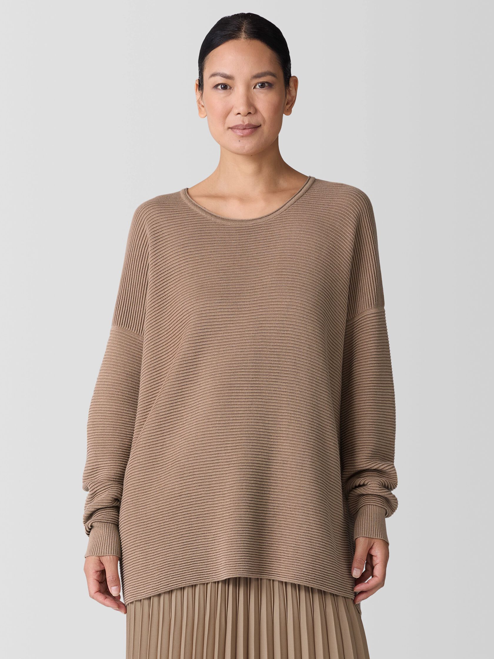 Peruvian Cotton Blend Long Top