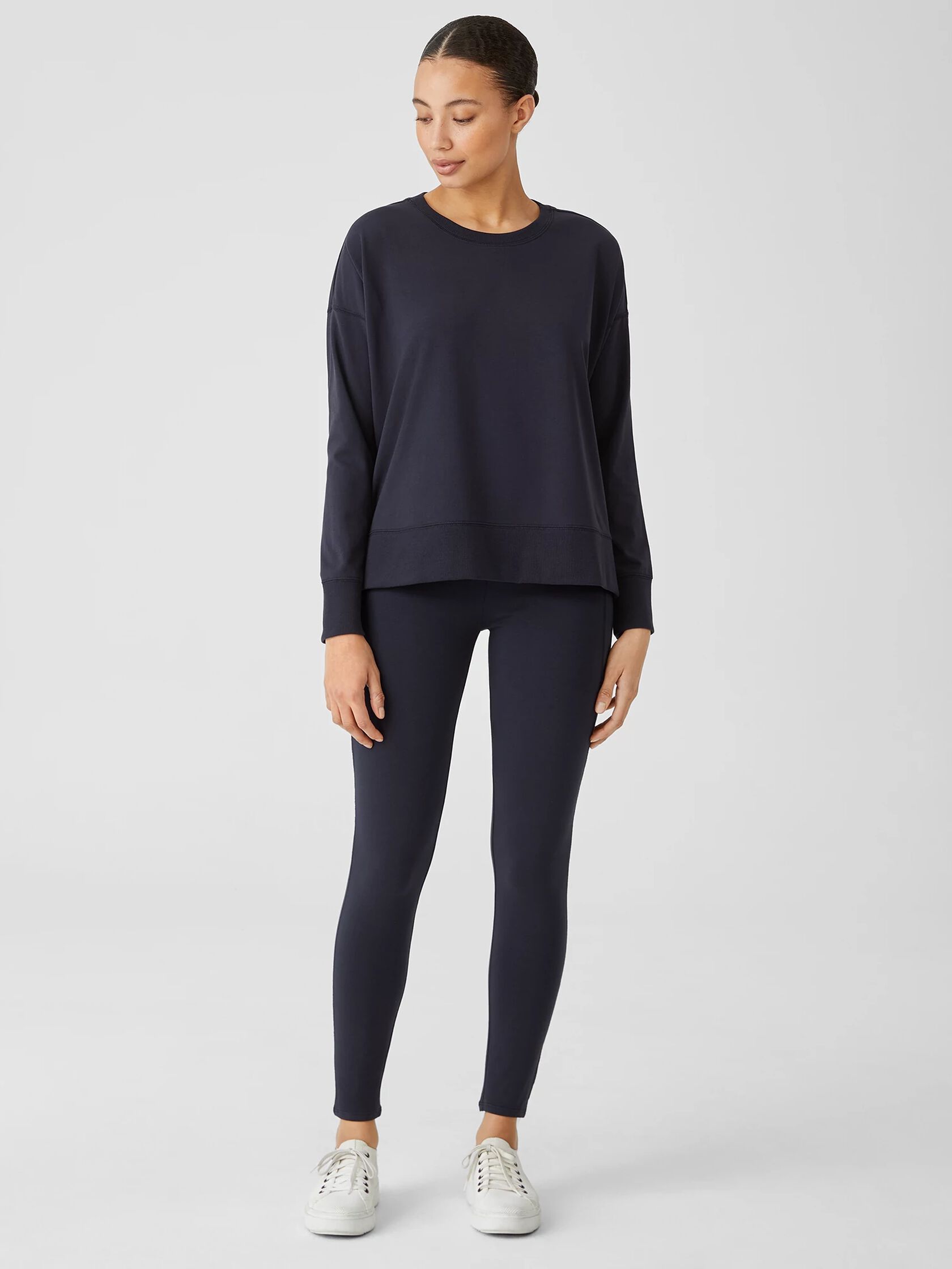 Pima Cotton Stretch Jersey Box-Top