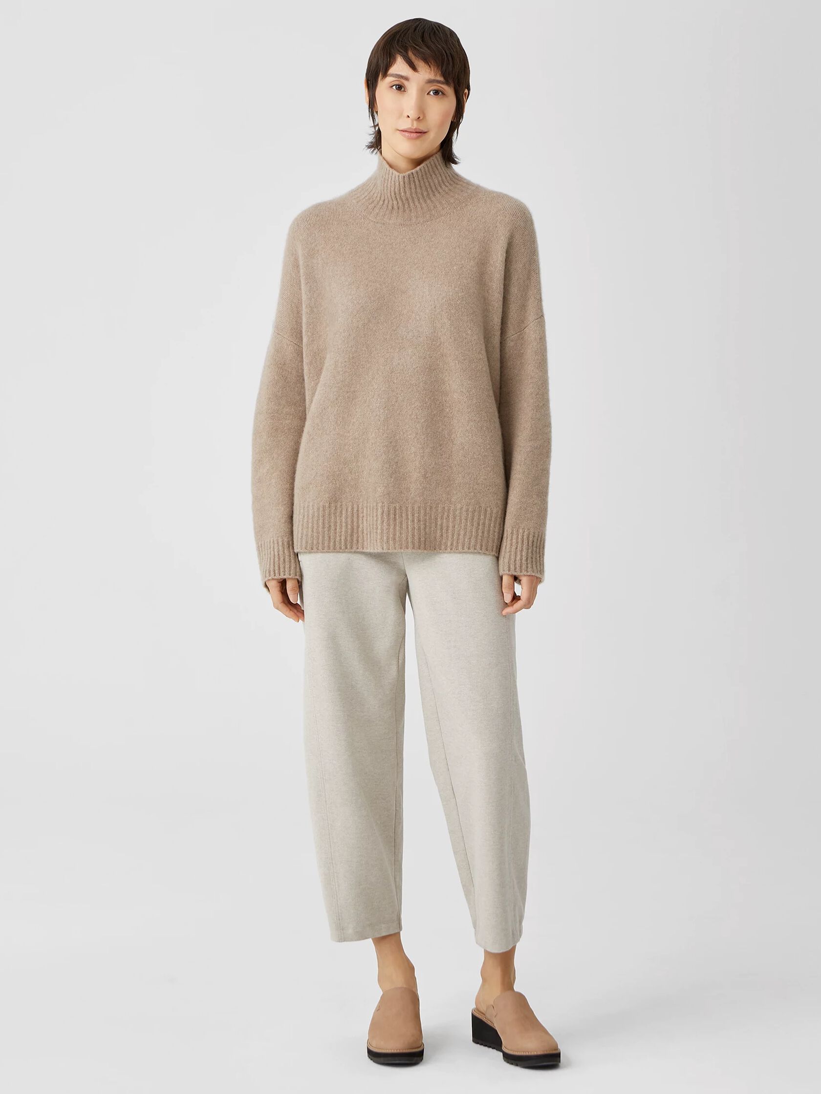 Cashmere Silk Bliss Turtleneck Box-Top