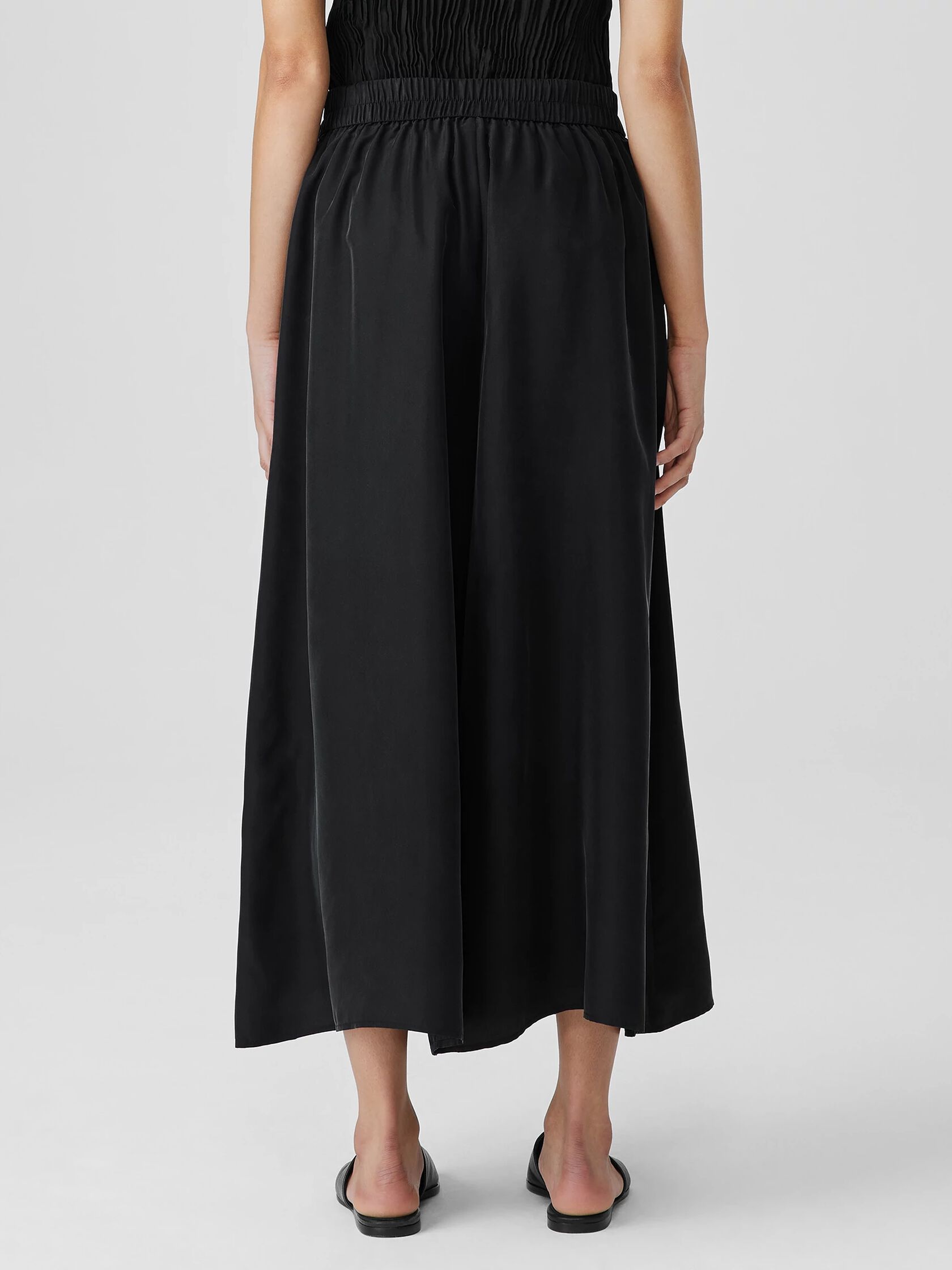 Washed Silk Skirt&nbsp;Pant