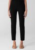Washable Stretch Crepe High-Waisted Pant