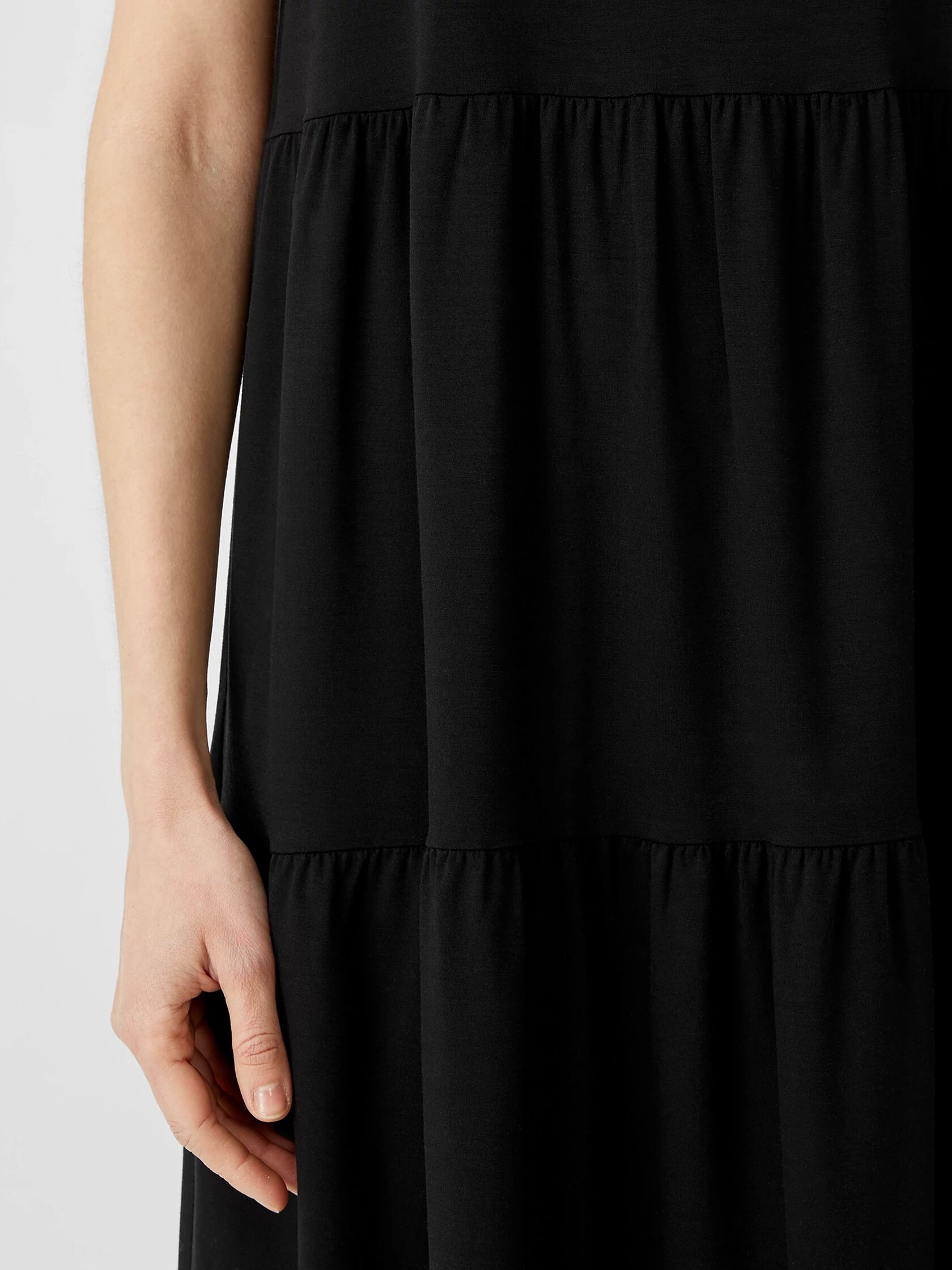 Fine Jersey Tiered Dress