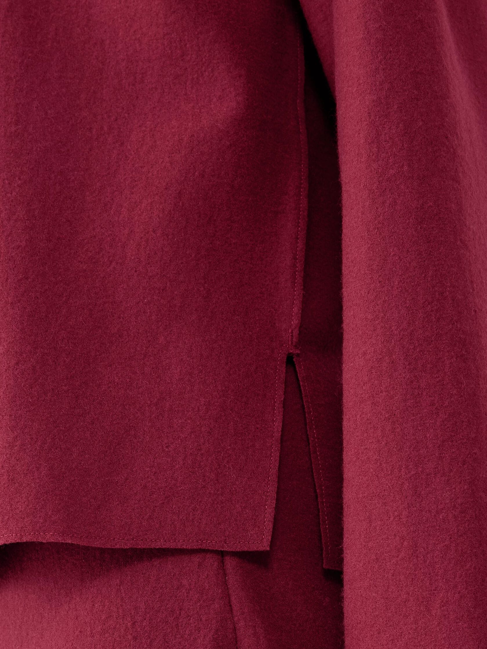 Boiled Wool Jersey Bateau Neck Top