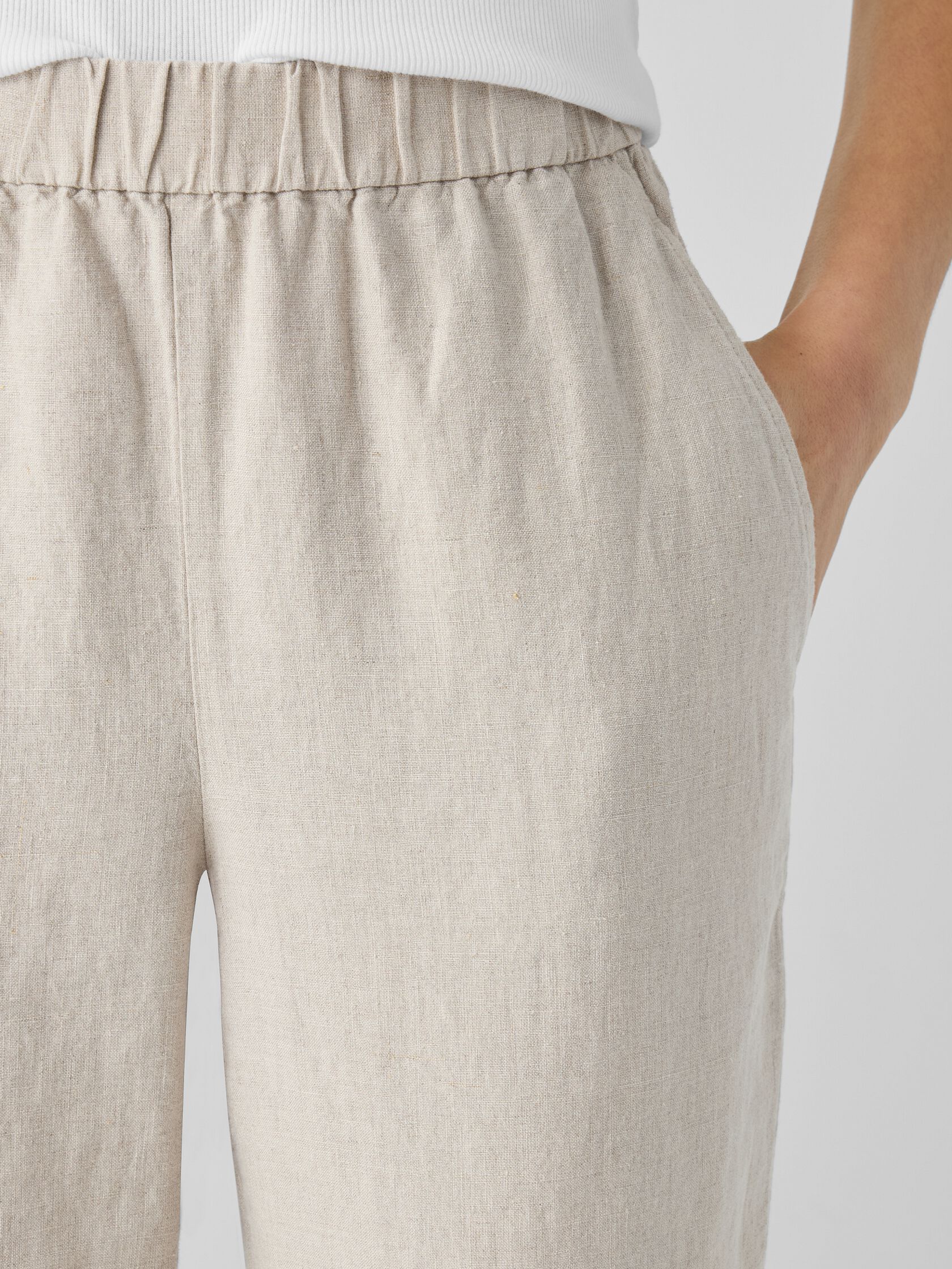 Organic Linen&nbsp;Tapered Pant