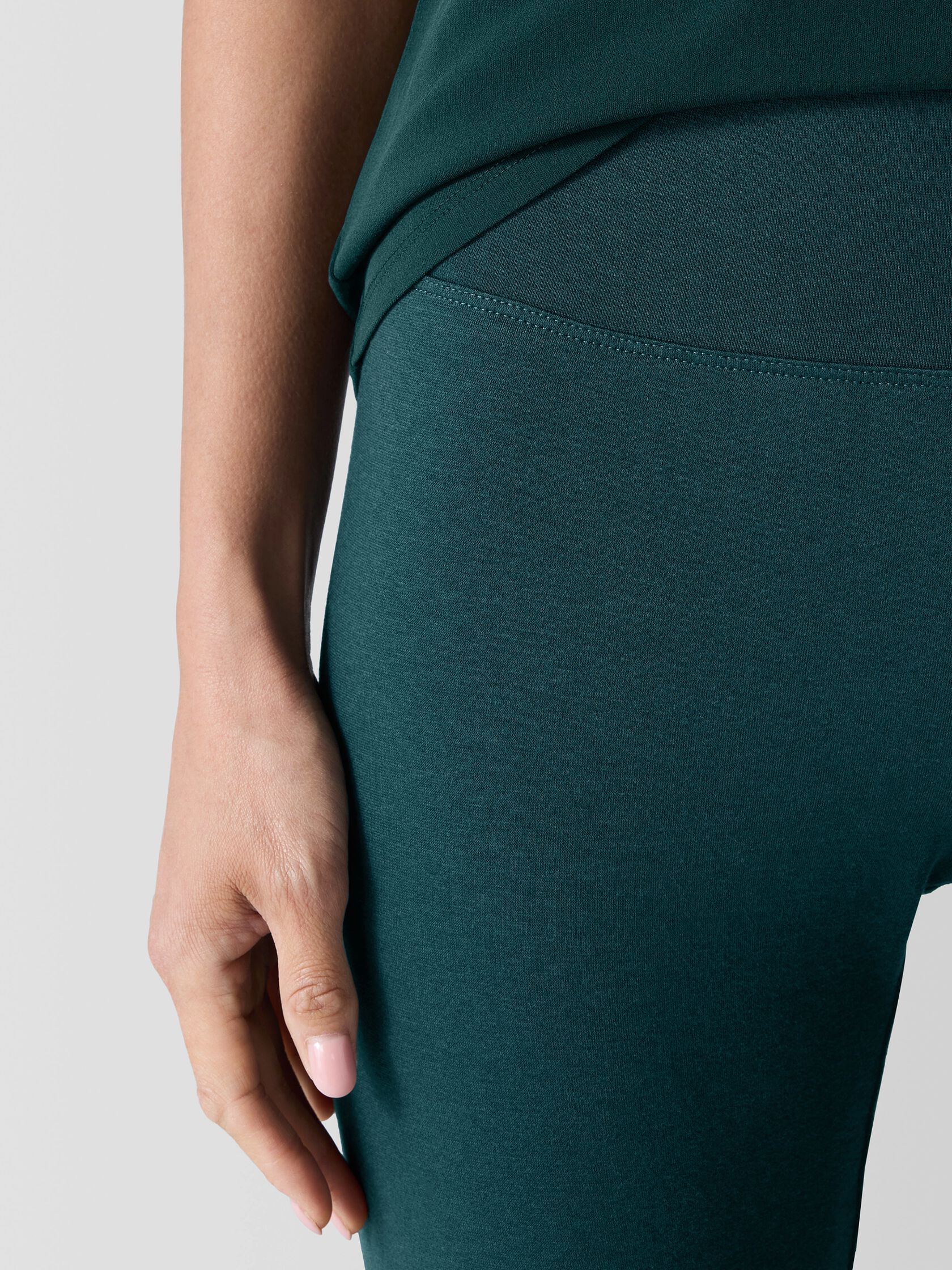 Cozy Brushed Terry Hug High-Waisted Leggings