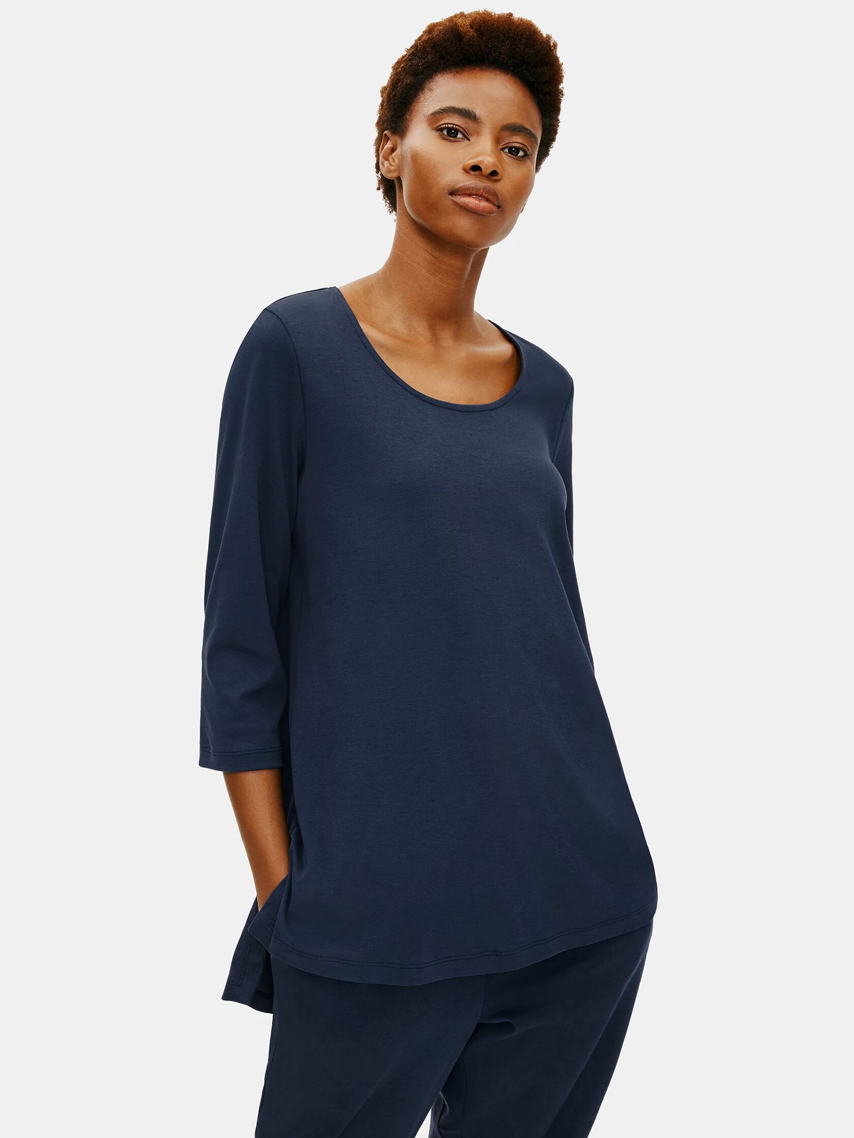 Cozy Organic Cotton Interlock Tunic