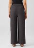 Woven Pliss&eacute; Wide-Leg Pant