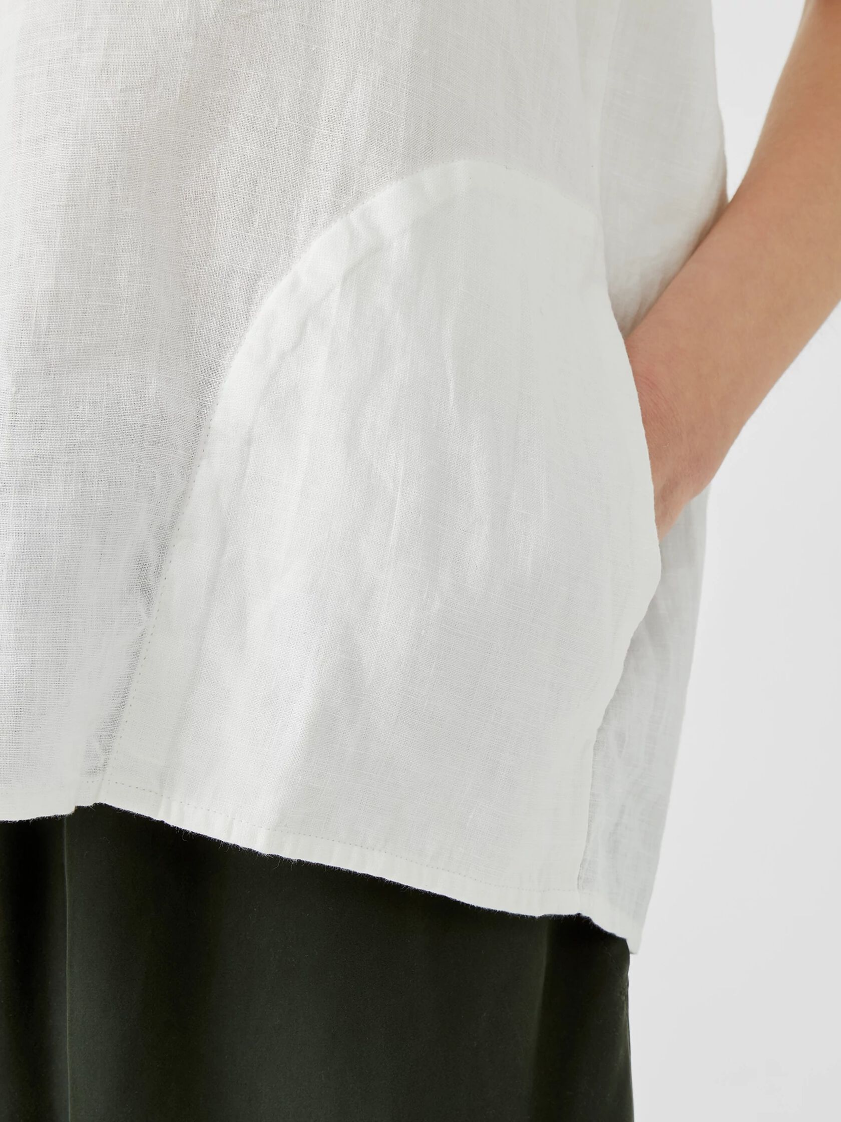 Organic Handkerchief Linen Top