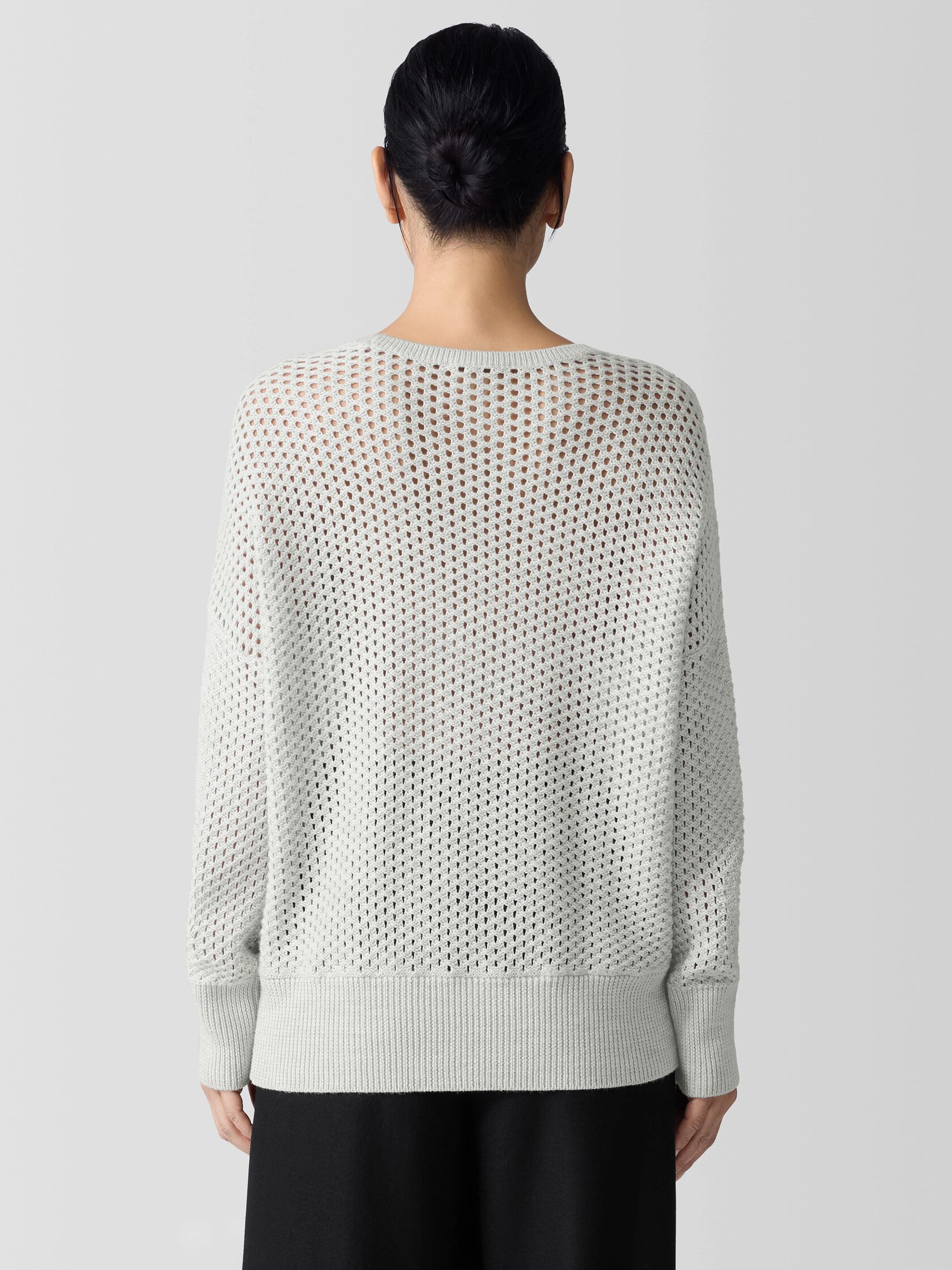 Merino Crew Neck Top in Regenerative Wool