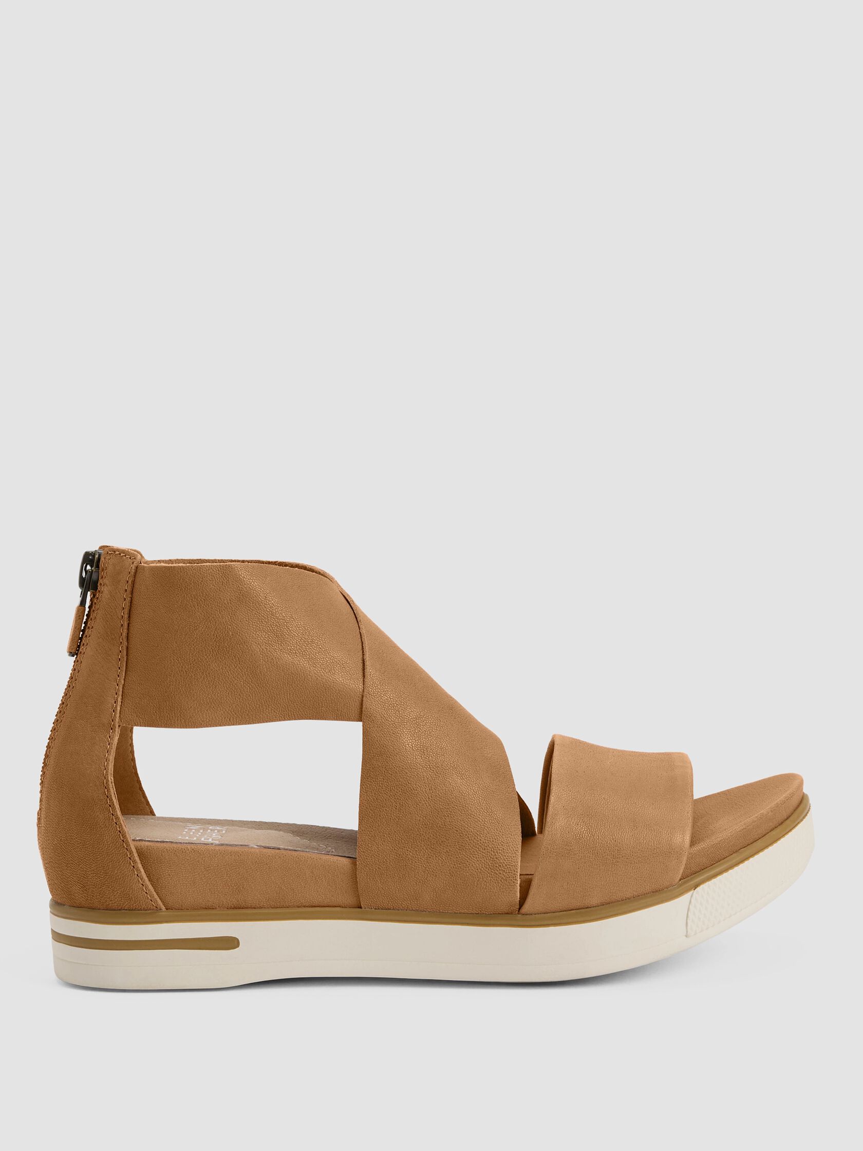 Sport Tumbled Leather Sneaker Sandal