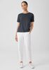 Organic Pima Cotton Jersey&nbsp;Round Neck Tee
