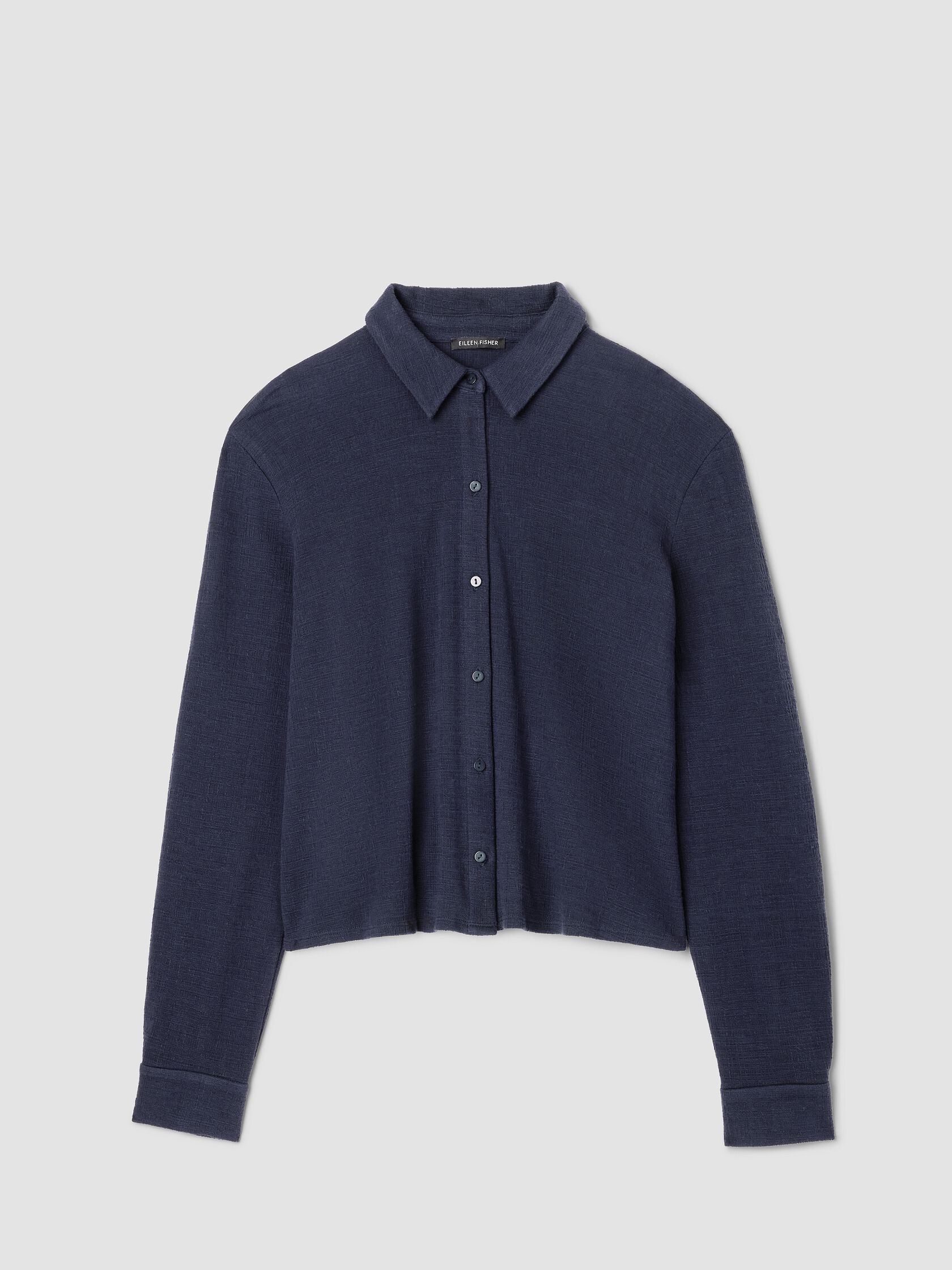 Cross Hatch Stretch Jersey Classic Collar Shirt