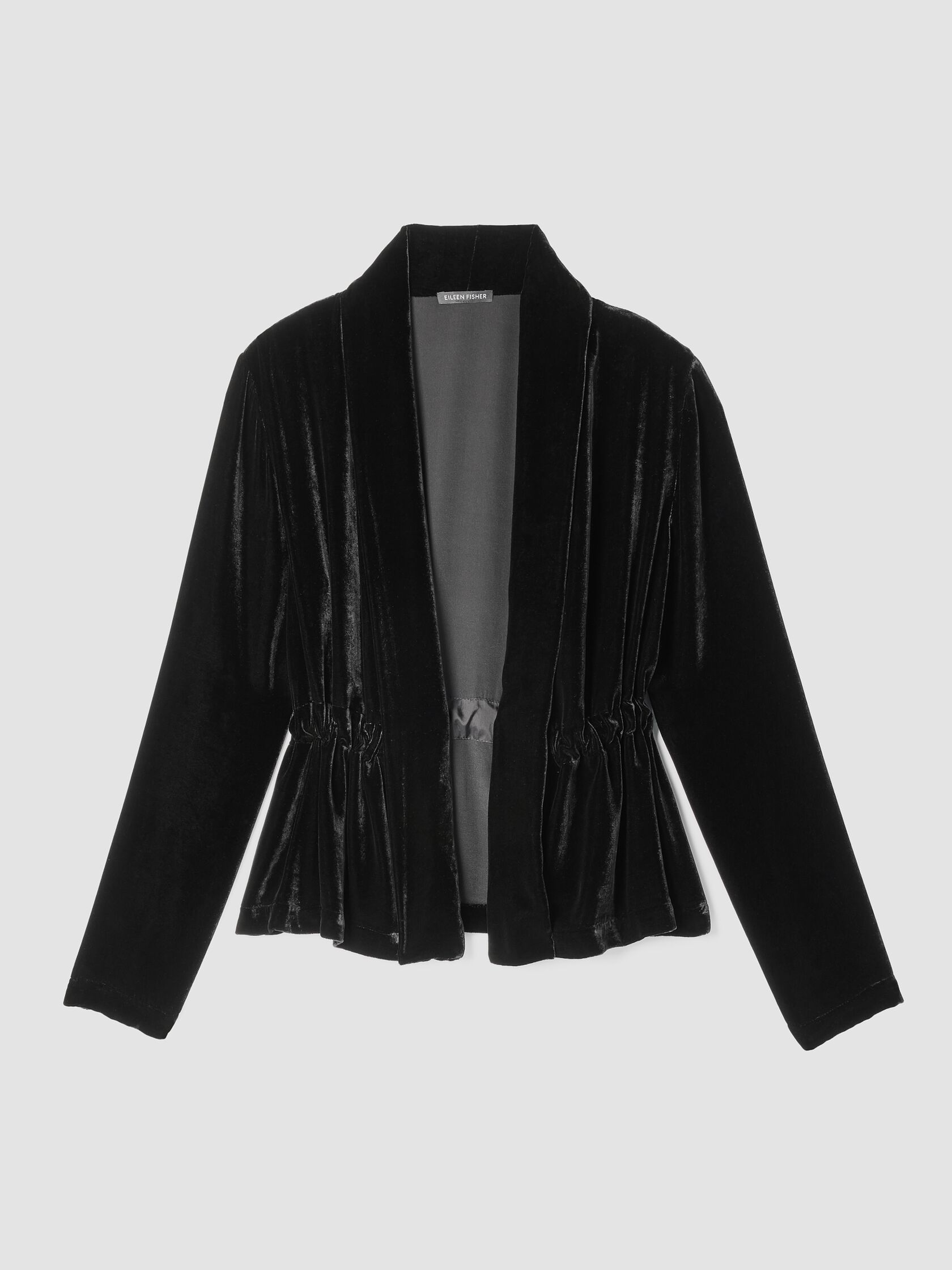 Velvet High Collar Jacket