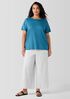 Organic Pima Cotton Jersey&nbsp;Round Neck Tee