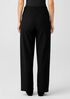 Boiled Wool Jersey Straight Pant
