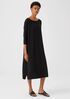 Fine Jersey Boatneck Dress