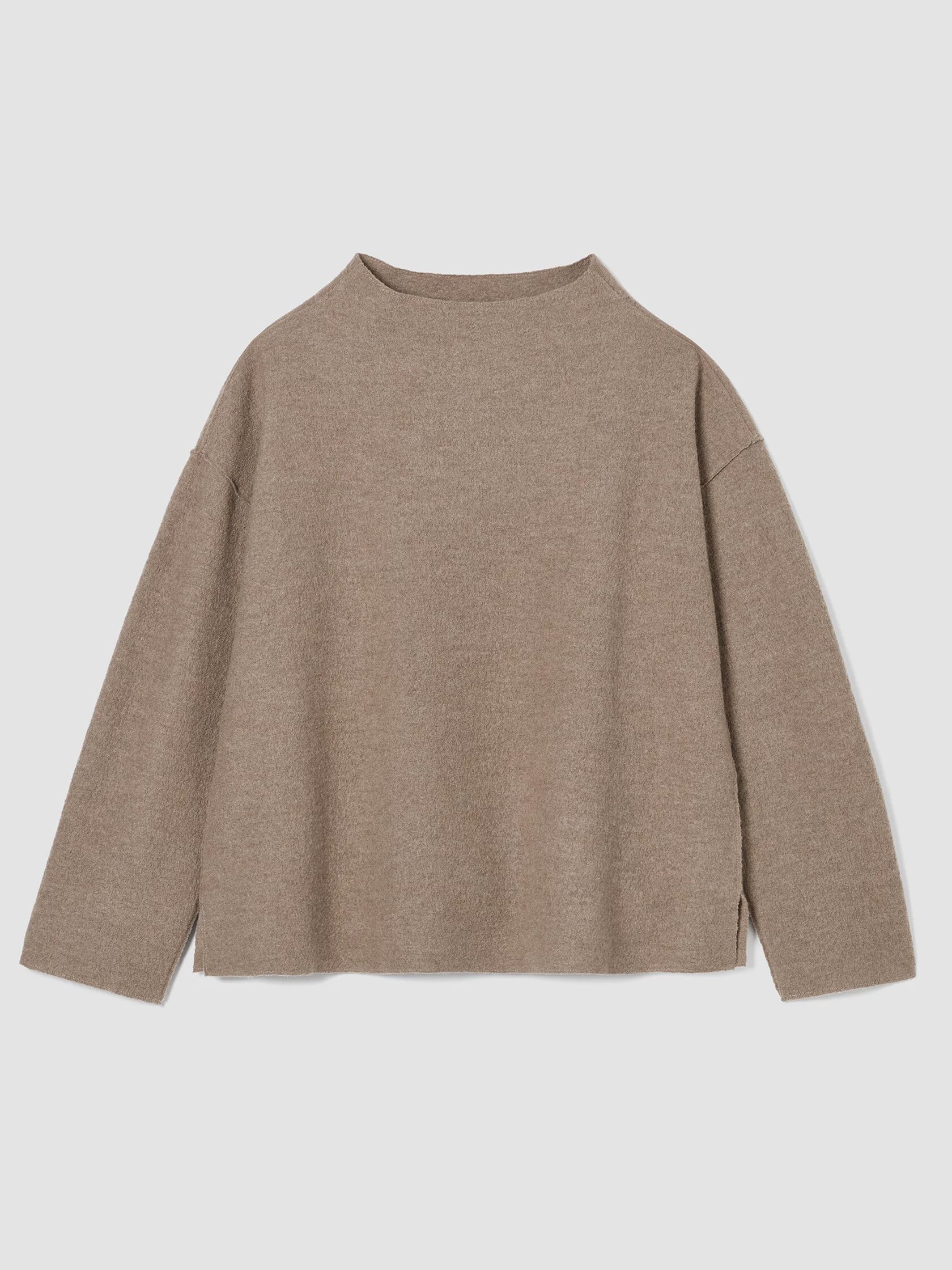 Lightweight Boiled Wool Box-Top in Responsible Wool