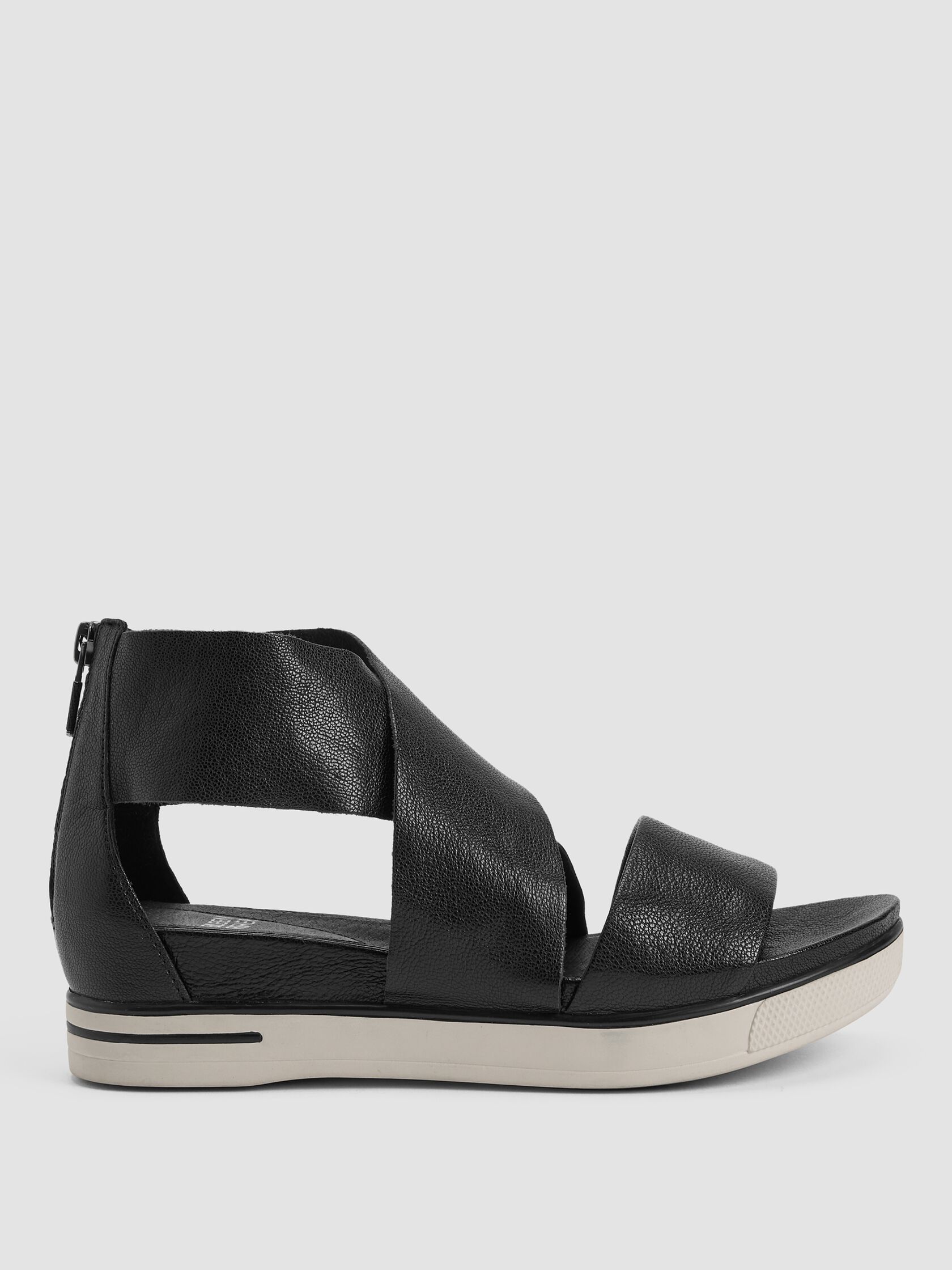 Sport Tumbled Leather Sneaker Sandal