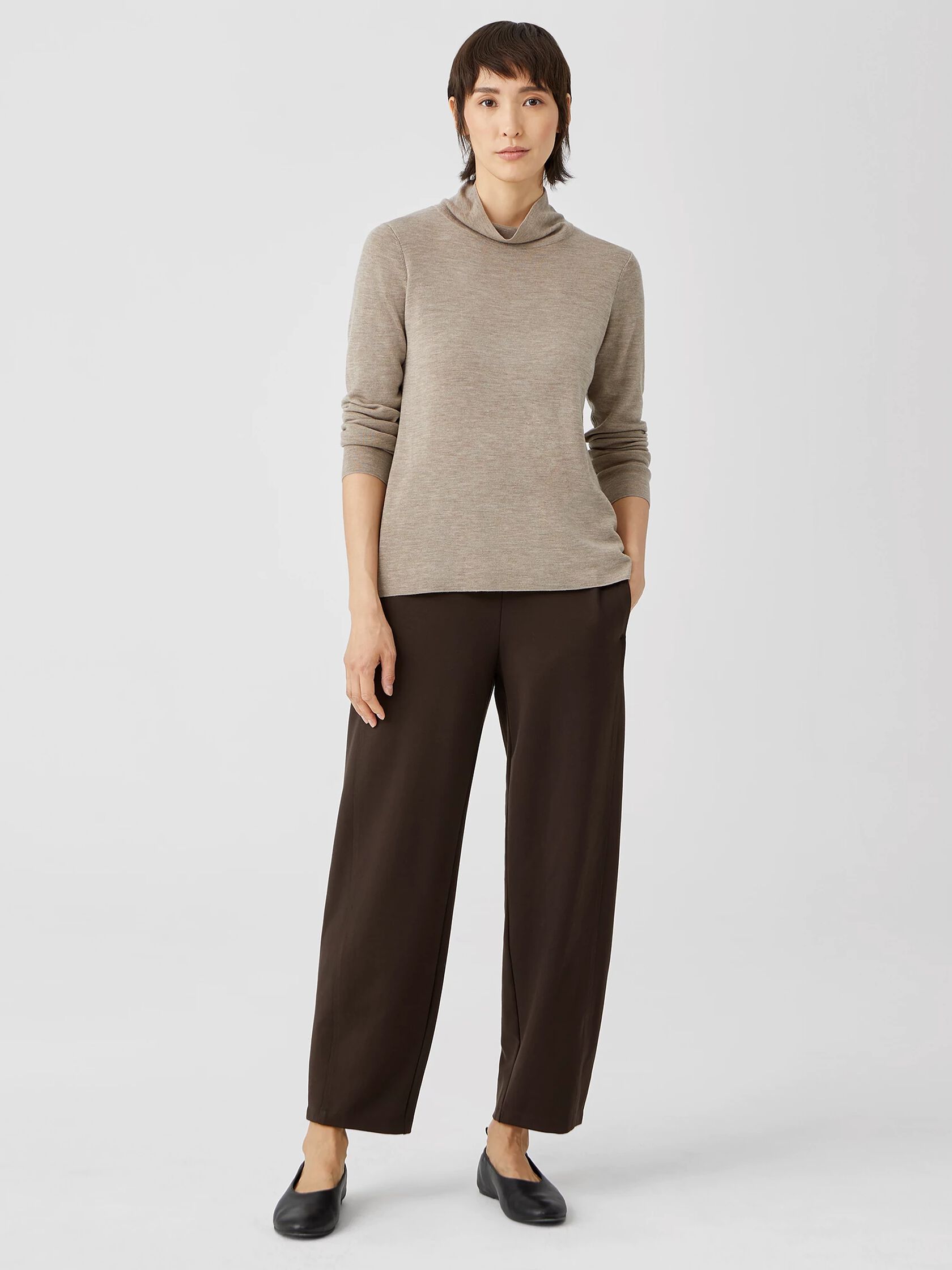 Washable Flex Ponte Lantern Pant