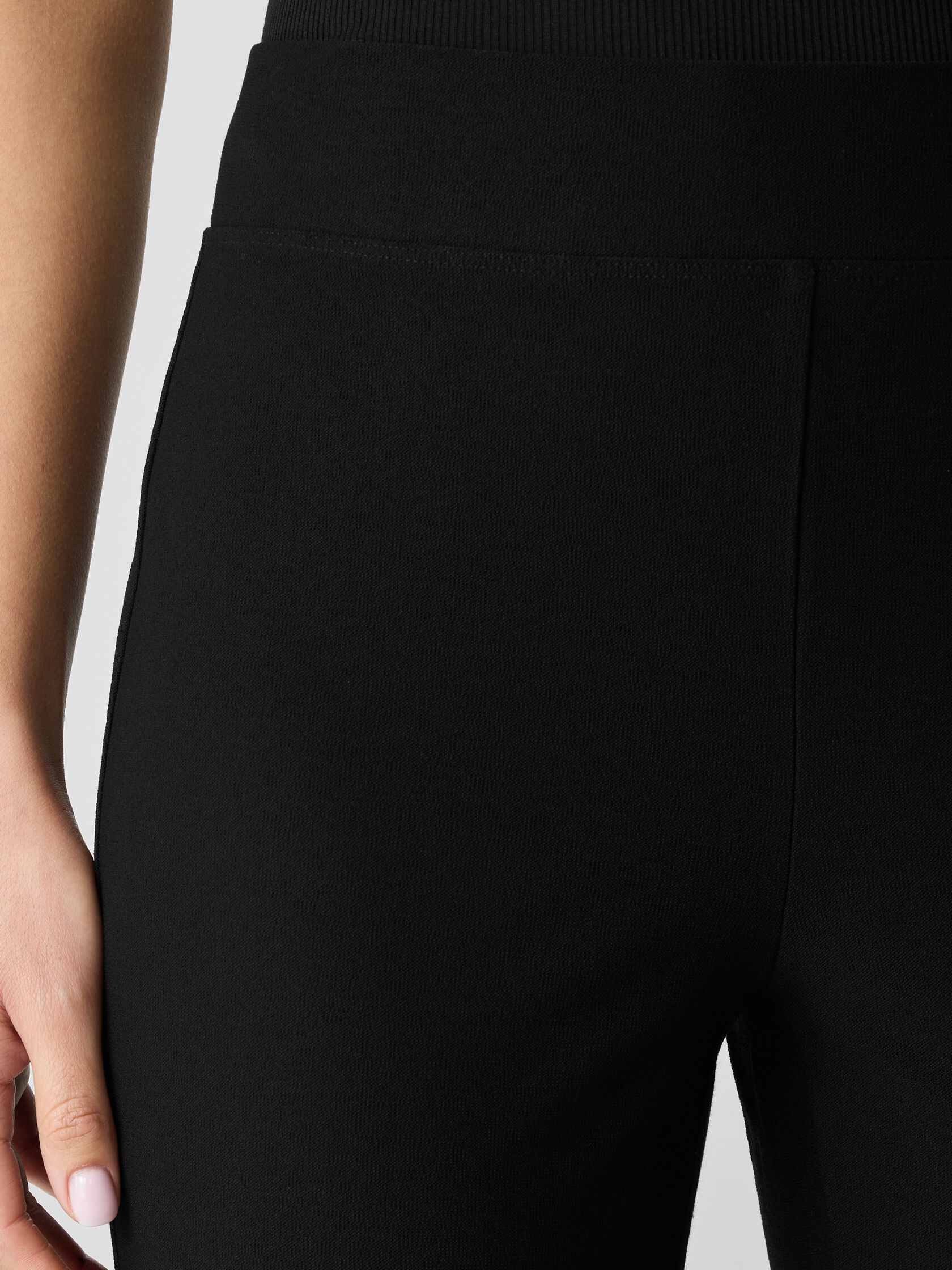 Washable Stretch Crepe Slim Pant