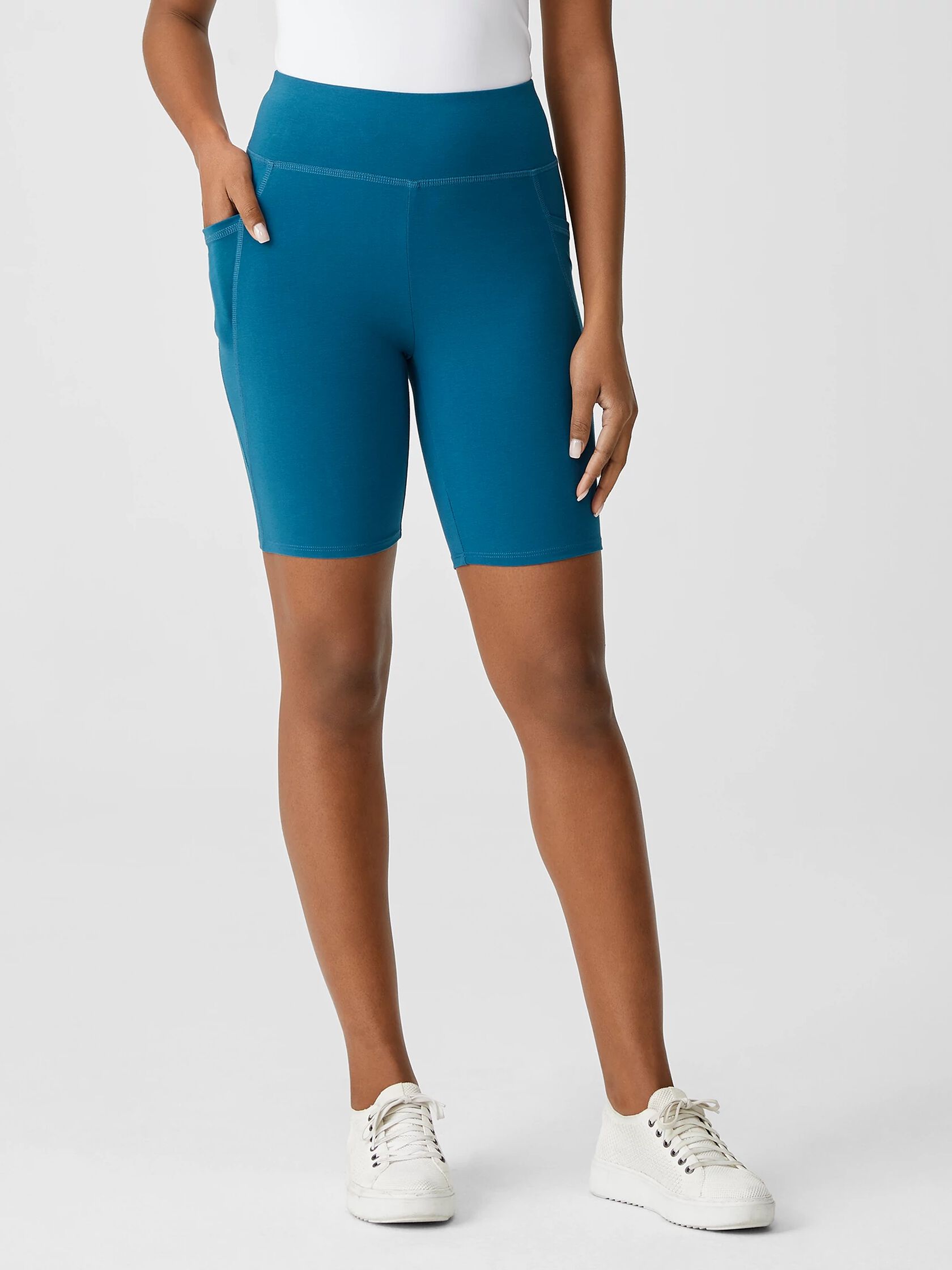 Pima Cotton Stretch Jersey Shorts