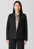 Washable Flex Ponte Notch Collar Blazer