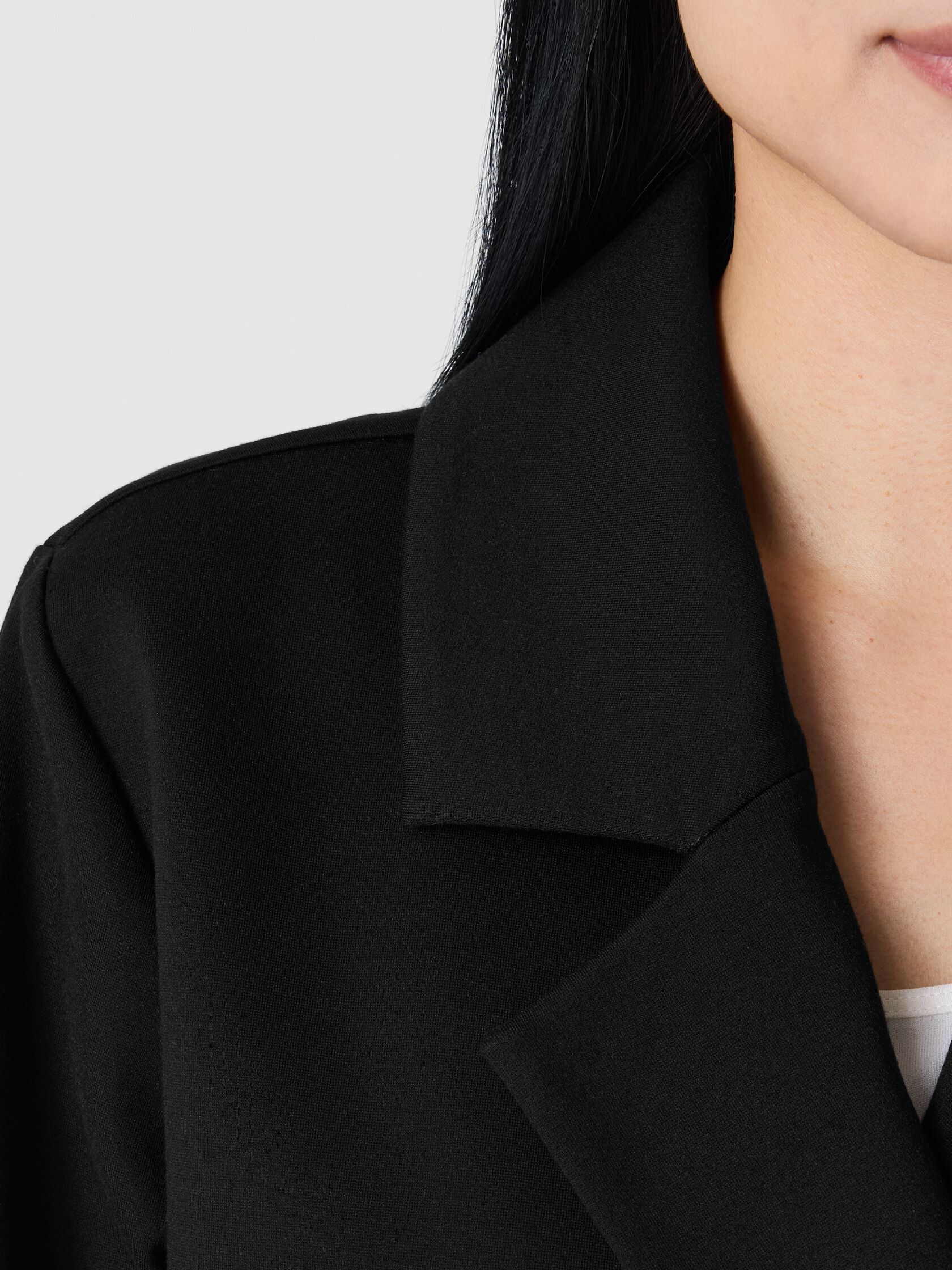 Washable Flex Ponte Short Blazer