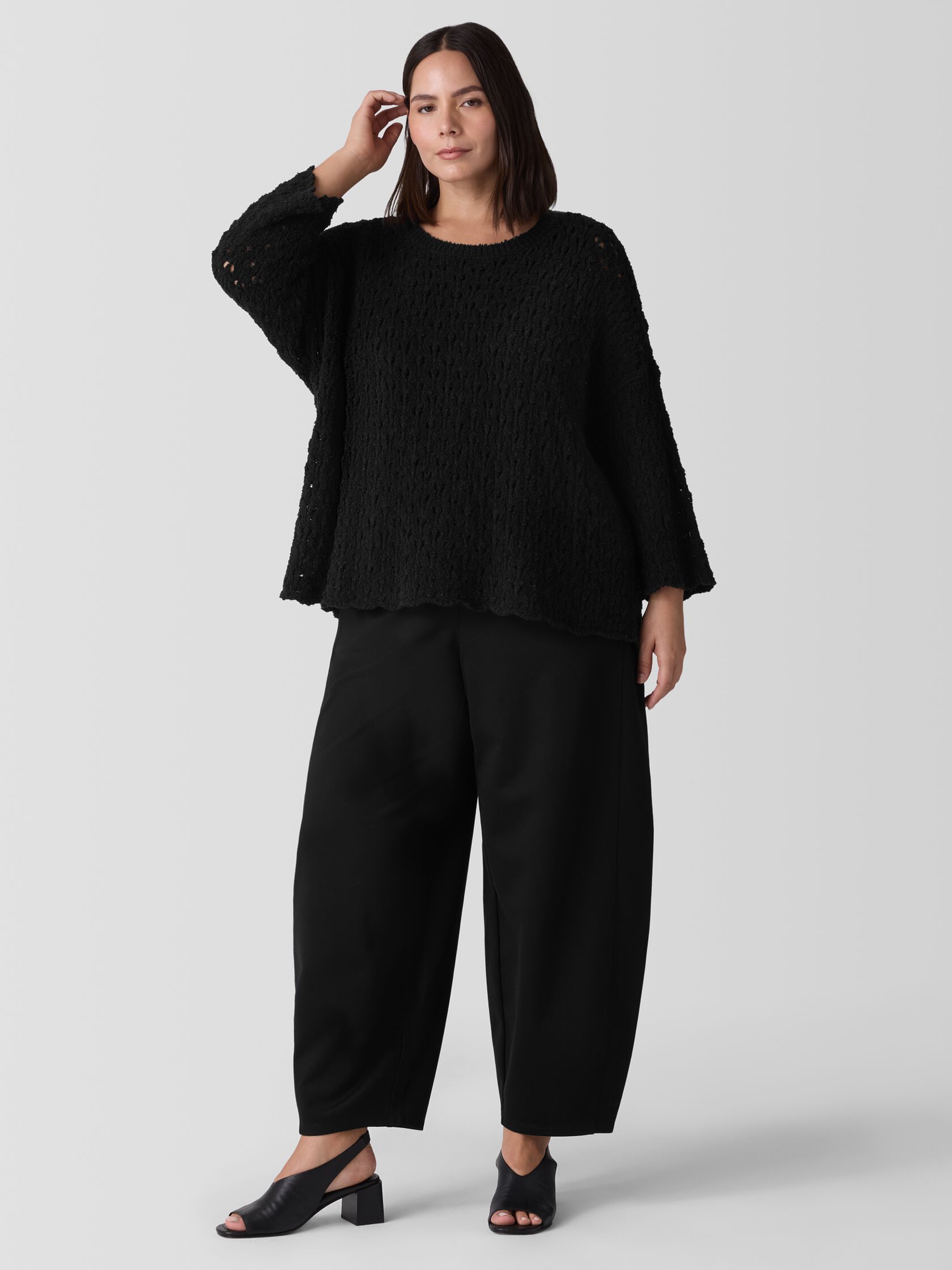 Cotton Fluff Bracelet Sleeve Top