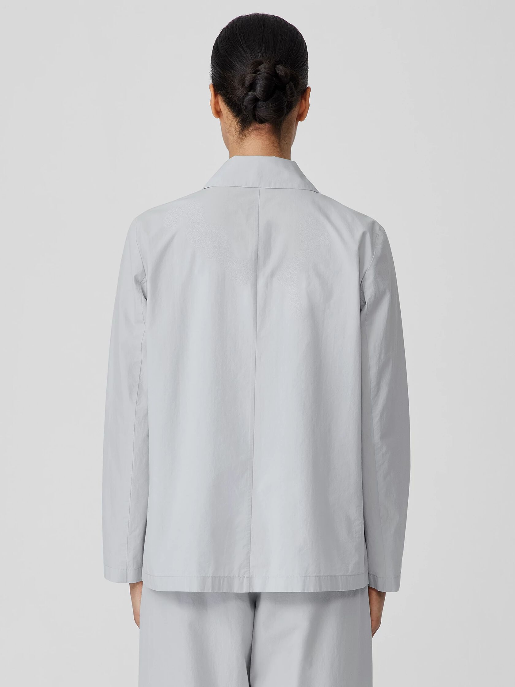 Washed Organic Cotton Poplin Blazer